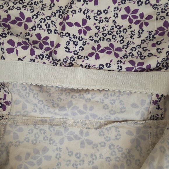 VTG Y2k Gap Strapless Tube Mini Dress Floral Stretch 6 Fairy Cottage - Picture 11 of 12